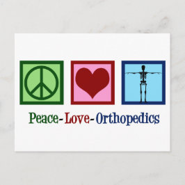 Orthopedist Peace Kärlek Orthopedics Office Vykort