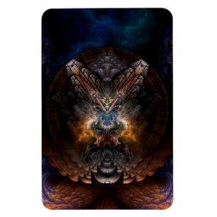 Orthricon Fractal Art Photo Magnet