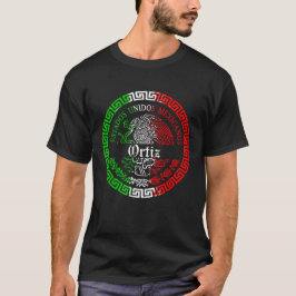 Ortiz Efternamn mexico-skjorta T Shirt