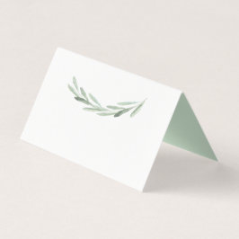 Ortkort för rustisk Grönt för utandning Bord Kort