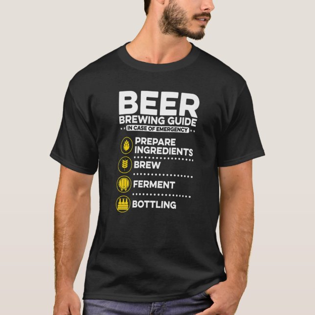 Örtköttsguide i Fodral i Akut Homebrewin T Shirt (Framsida)
