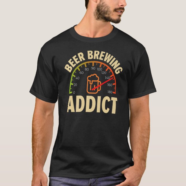 Örtköttsproducerande homebrewing Malt Skutt Craftö T Shirt (Framsida)