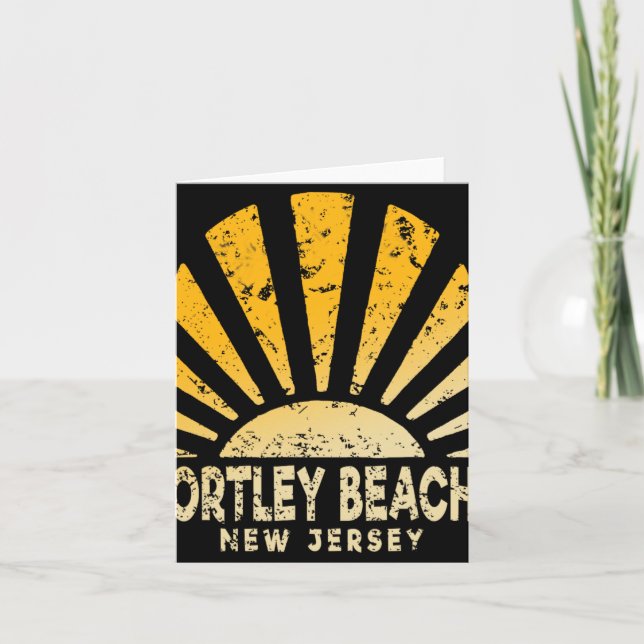 Ortley Beach Nj - Sunny Ortley Beach New Jersey  Kort (Framsida)