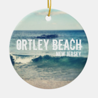 Ortley strand - 2013 - återställning på den Jersey Julgransprydnad Keramik