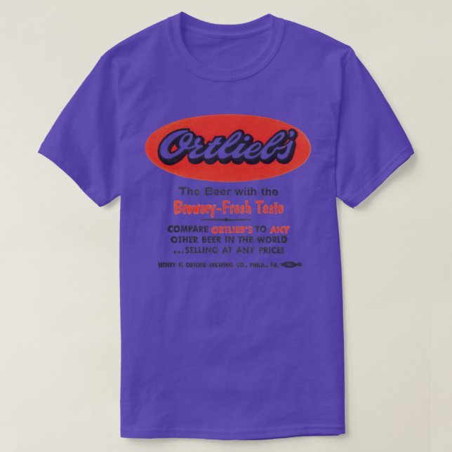 Ortliebs T Shirt (Design framsida)