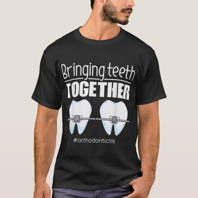Ortodontikum Orthodontist Gifts Orthodontic Dental T Shirt (Framsida)