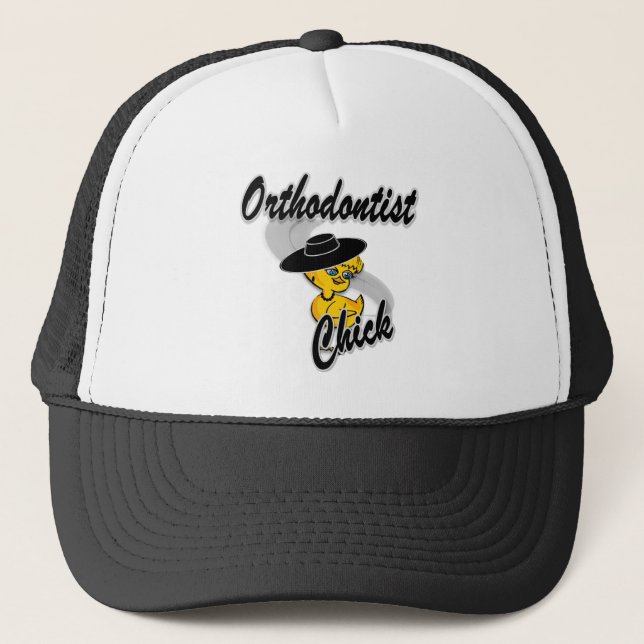Ortodontist-Chick #4 Truckerkeps (Framsida)