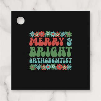 Ortodontist jul Orthodontic Julafton Gifts Gåvor Etiketter