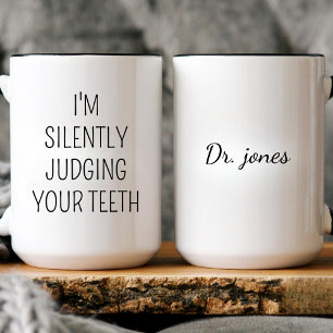 Ortodontist Tandläkare Munhygienist Assistent Kaffemugg