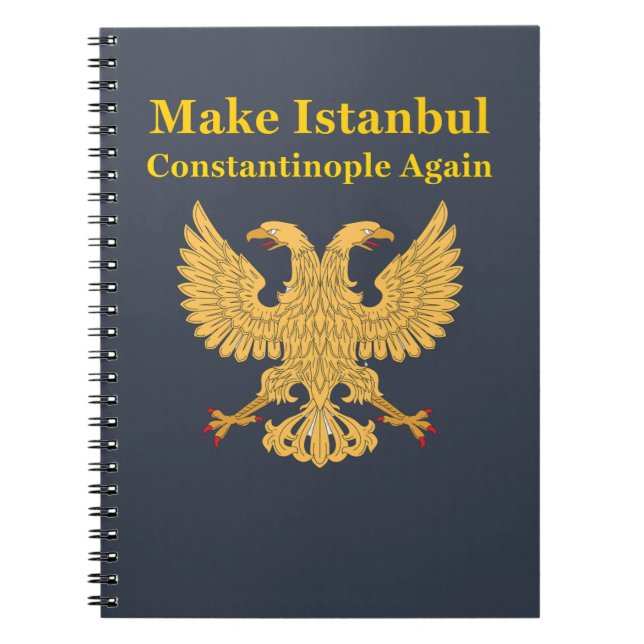 Ortodox Christian Byzantium Gift Anteckningsbok (Framsidan)