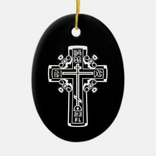 Ortodox Christian kor Julgransprydnad Keramik