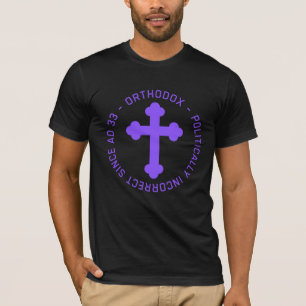 Ortodox Christian Kor sedan AD 33 felaktigt T Shirt