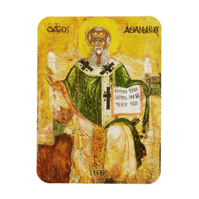 Ortodox ikon av sankt Athanasius av Alexandria Magnet (Vertikal)