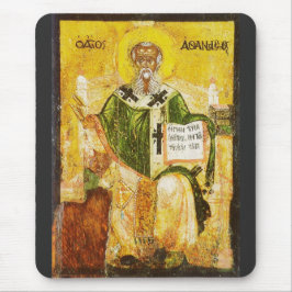 Ortodox ikon av Sankt Athanasius av Alexandria Musmatta