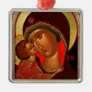 Ortodox julprydnad - Novgorod Theotokos Julgransprydnad Metall