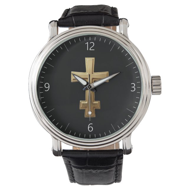 Ortodox kors armbandsur (Framsida)