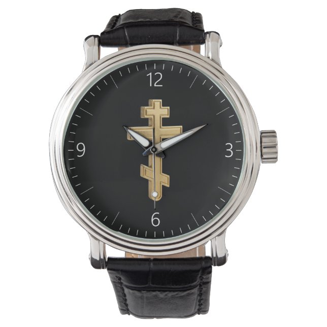 Ortodox kors armbandsur (Framsida)