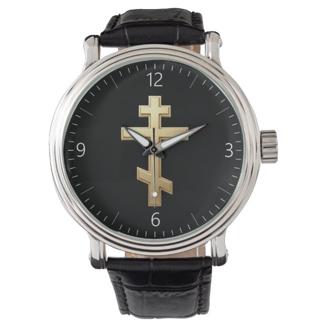 Ortodox kors armbandsur (Framsida)