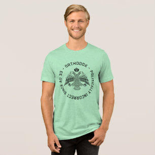 Ortodox kristen, politiskt felaktig konst t shirt