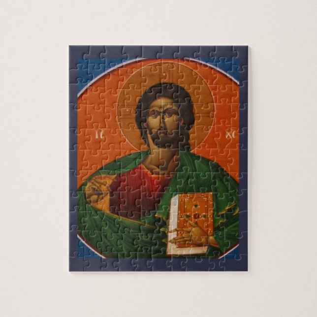 Ortodox kristen symbol för Jesus Kristus Pussel (Vertikal)