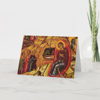 Ortodox Nativity Helgkort