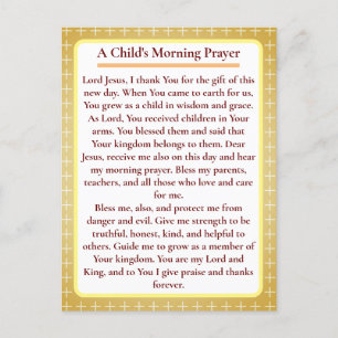 Ortodoxa barns bönekort vykort