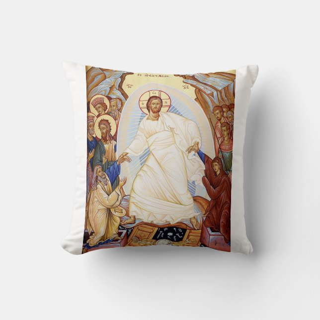 Ortodoxa ikonen för Anastasis Resurrection Kudde (Framsida)