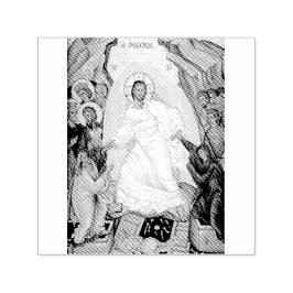 Ortodoxa ikonen för Anastasis Resurrection Självfärgande Stämpel