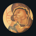 Ortodoxa ikonen Virgin Mary och Baby Jesus Magnet<br><div class="desc">Ortodoxa ikonen Virgin Mary och Baby Jesus</div>