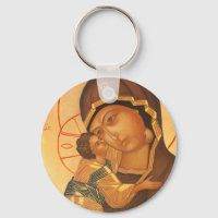 Ortodoxa ikonen Virgin Mary och Baby Jesus