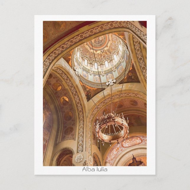 Ortodoxa katedral vykort (Framsida)