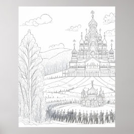 Ortodoxisk kyrka poster