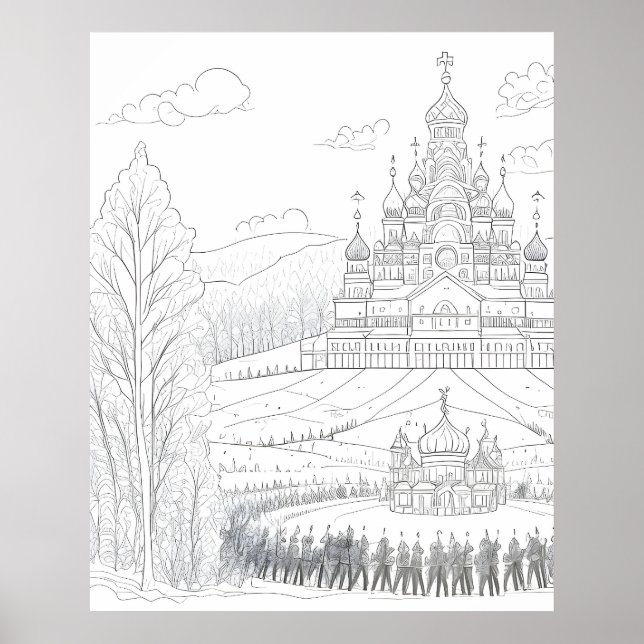 Ortodoxisk kyrka poster (Framsidan)