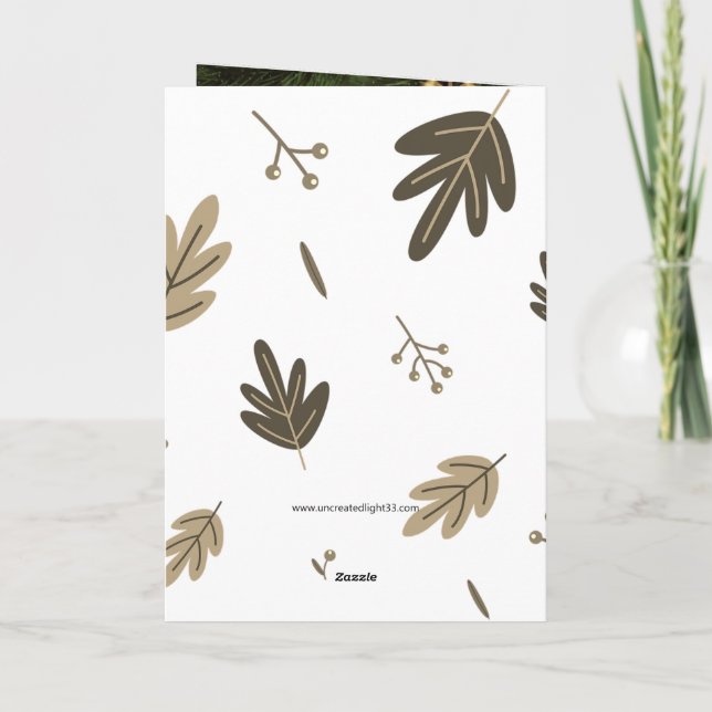 Ortodoxt julkort helgkort (Baksida)