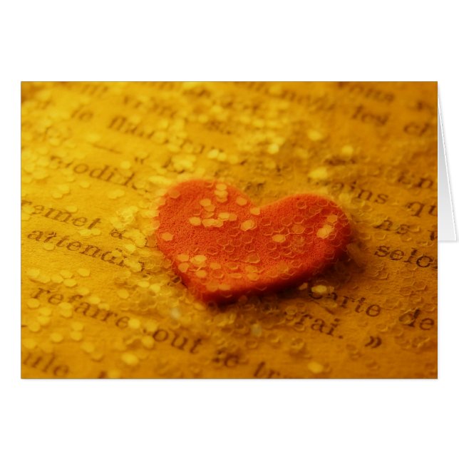 Orton Heart Hälsningskort (Framsidan Horizontal)