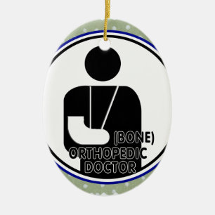 ORTOPEDIC (BONE) DOKTOR LOGOTYP JULGRANSPRYDNAD KERAMIK