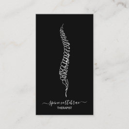 Ortopedic doktor sjukhus i ryggraden visitkort