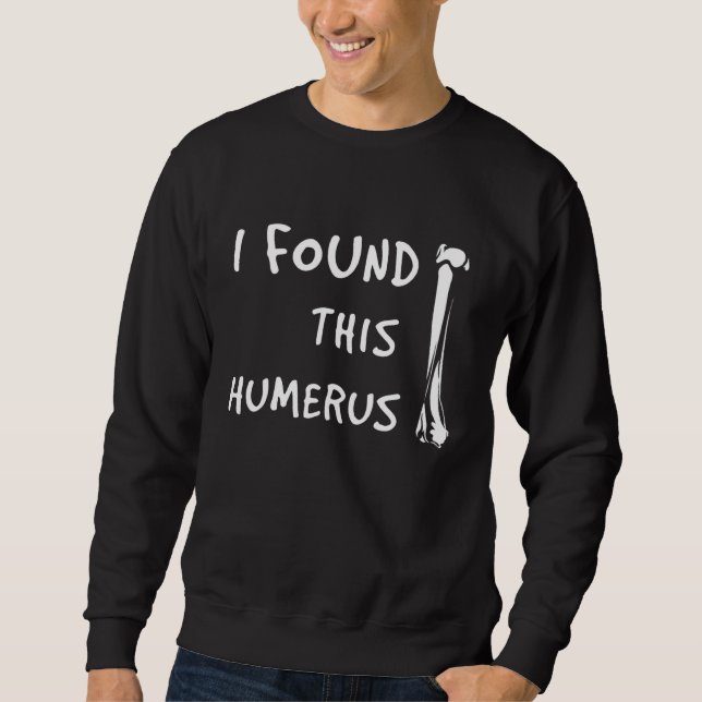 Ortopedics Skeleton Bone Joke for Läkare Lång Ärmad Tröja (Framsida)
