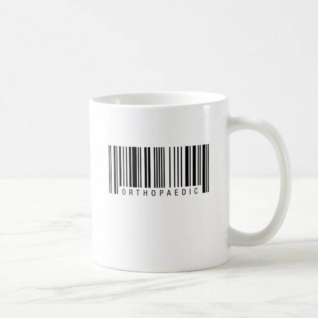 Ortopedisk Barcode Kaffemugg (Höger)