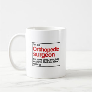 Ortopedisk kirurg kaffemugg