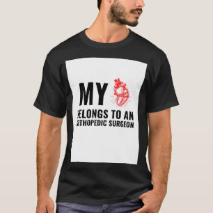 Ortopedisk kirurg, roligt hjärta t shirt