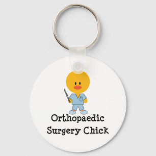 Ortopedisk kirurgichick Keychain Nyckelring