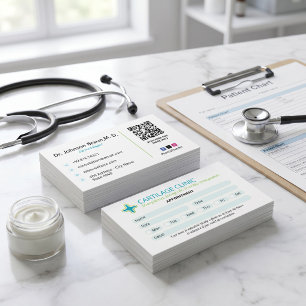 Ortopedisk Klinik Verksamhet Ren Utnämning Visitkort