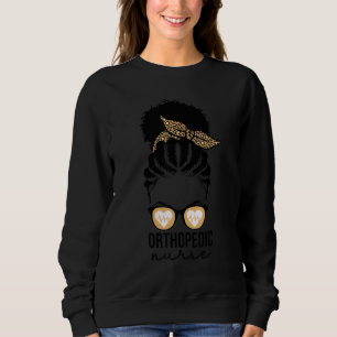 Ortopedisk sjuksköterska Svart afro tovig buns Kvi T Shirt