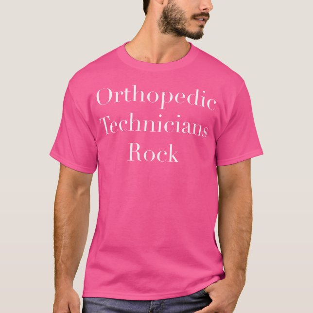 Ortopediska tekniker Sten Doktor Surgeon Assista T Shirt (Framsida)