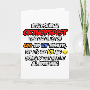 Ortopedist ... OMG WTF LOL Kort