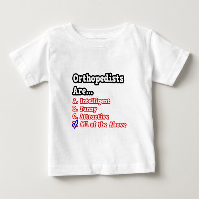 Ortopedist Quiz...Joke T Shirt (Framsida)