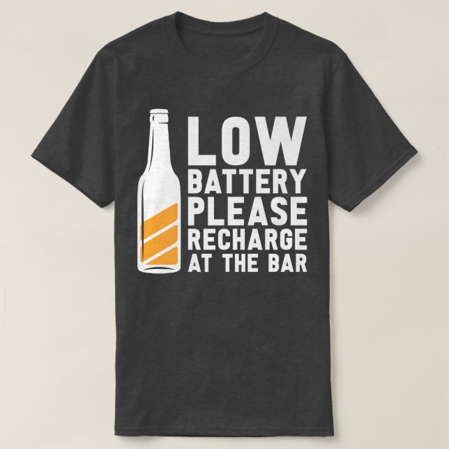 Örtorkar som dricker alkohol vid Pub T Shirt (Design framsida)