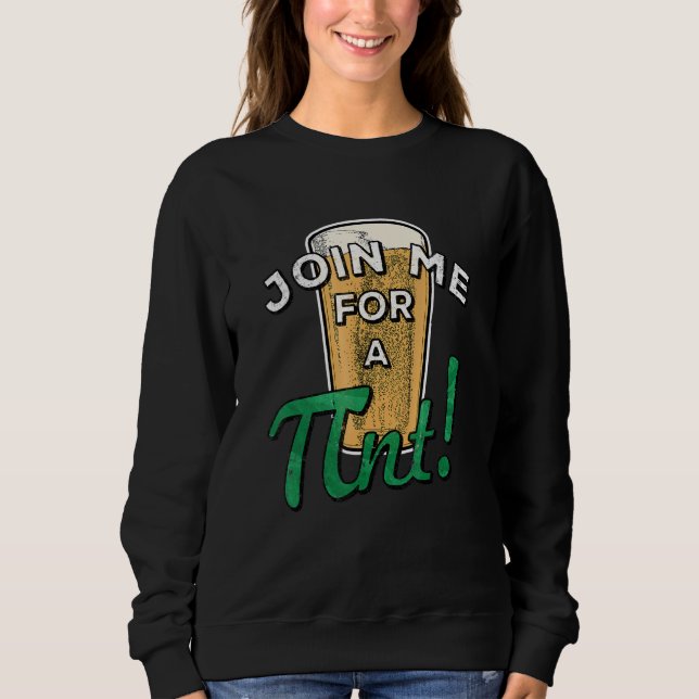 Örtorkning Pint Saint Patricks Day National Pi T Shirt (Framsida)