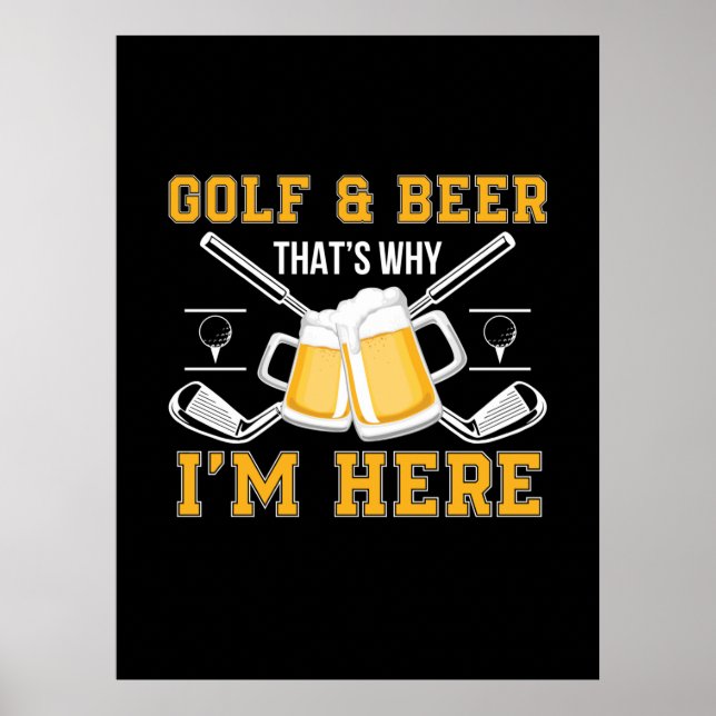 Örtorr, golf och pärlhöns poster (Framsidan)